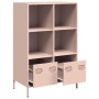Aparador acero rosa 68x39x103,5 cm de , Aparadores - Ref: Foro24-851383, Precio: 111,73 €, Descuento: %