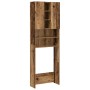 Armario de lavadora madera envejecida 64x25,5x190 cm von , Zubehör für Waschmaschinen und Trockner - Ref: Foro24-856649, Prei...