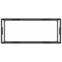 Black coffee table with tempered glass 120x50x35 cm by vidaXL, Coffee table - Ref: Foro24-322883, Price: 93,22 €, Discount: %