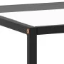 Black coffee table with tempered glass 120x50x35 cm by vidaXL, Coffee table - Ref: Foro24-322883, Price: 91,23 €, Discount: %