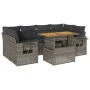 Set de sofás de jardín 7 pzas con cojines ratán sintético gris von , Gartensets - Ref: Foro24-3327119, Preis: 494,66 €, Rabat...