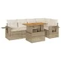 Juego de sofás jardín con cojines 6 pzas ratán sintético beige by , Garden sets - Ref: Foro24-3327152, Price: 518,69 €, Disco...