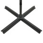 Sombrilla voladiza con poste y luces LED 250 cm verde de vidaXL, Sombrillas - Ref: Foro24-312321, Precio: 114,77 €, Descuento: %