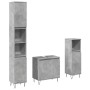 Set muebles de baño 2 piezas madera contrachapada gris hormigón von , Badezimmermöbel - Ref: Foro24-3324953, Preis: 157,54 €,...