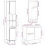 Set muebles de baño 2 piezas madera contrachapada gris hormigón von , Badezimmermöbel - Ref: Foro24-3324953, Preis: 157,54 €,...