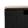 Set de sofás de jardín 7 pzas con cojines ratán sintético negro by , Garden sets - Ref: Foro24-3325302, Price: 419,66 €, Disc...