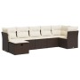 Juego de sofás de jardín 7 piezas con cojines ratán PE marrón von , Gartensets - Ref: Foro24-3325309, Preis: 468,63 €, Rabatt: %