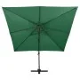 Cantilever parasol with double green roof 300x300 cm by vidaXL, Umbrellas - Ref: Foro24-312370, Price: 268,14 €, Discount: %