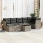 Set de sofás de jardín y cojines 8 piezas ratán sintético gris by , Garden sets - Ref: Foro24-3325316, Price: 465,92 €, Disco...