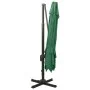 Cantilever parasol with double green roof 300x300 cm by vidaXL, Umbrellas - Ref: Foro24-312370, Price: 268,14 €, Discount: %