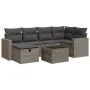 Set de sofás de jardín 7 pzas con cojines ratán sintético gris von , Gartensets - Ref: Foro24-3325396, Preis: 434,93 €, Rabat...
