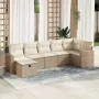 Set sofás de jardín 7 piezas y cojines ratán sintético beige von , Gartensets - Ref: Foro24-3325404, Preis: 488,66 €, Rabatt: %