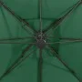 Cantilever parasol with double green roof 300x300 cm by vidaXL, Umbrellas - Ref: Foro24-312370, Price: 268,14 €, Discount: %