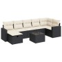 Set de sofás de jardín y cojines 8 piezas ratán sintético negro von , Gartensets - Ref: Foro24-3325412, Preis: 468,28 €, Raba...