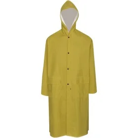 Chubasquero impermeable largo con capucha talla XL amarillo de , Trajes impermeables - Ref: Foro24-130770, Precio: 20,12 €, D...