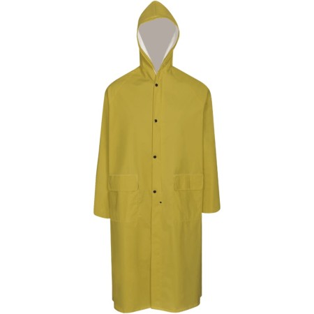 Chubasquero impermeable largo con capucha talla XL amarillo von , wasserdichte Anzüge - Ref: Foro24-130770, Preis: 20,53 €, R...