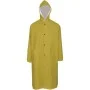 Chubasquero impermeable largo con capucha talla XL amarillo de , Trajes impermeables - Ref: Foro24-130770, Precio: 20,12 €, D...