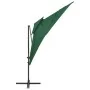 Ampelschirm mit doppelter grüner Abdeckung 250x250 cm von vidaXL, Sonnenschirme - Ref: Foro24-312361, Preis: 122,78 €, Rabatt: %