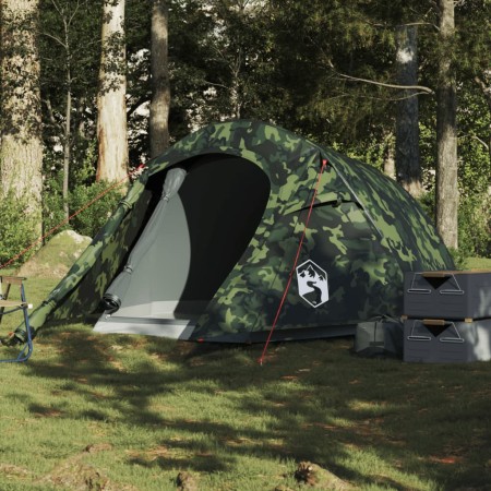 Tienda de campaña túnel para 2 personas impermeable camuflaje von , Zelte - Ref: Foro24-4009632, Preis: 60,91 €, Rabatt: %