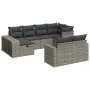 Set de sofás de jardín y cojines 10 pzas ratán sintético gris by , Garden sets - Ref: Foro24-3326064, Price: 556,06 €, Discou...