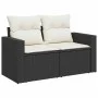 Set de sofás de jardín 11 pzas y cojines ratán sintético negro by , Garden sets - Ref: Foro24-3326070, Price: 583,83 €, Disco...