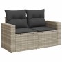Set sofás jardín 10 pzas con cojines ratán sintético gris claro by , Garden sets - Ref: Foro24-3326066, Price: 628,26 €, Disc...