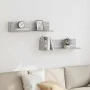 Estantes de pared 2 uds madera gris Sonoma 75x16,5x16,5 cm by , Shelves and shelves - Ref: Foro24-860036, Price: 35,54 €, Dis...