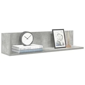 Estantes de pared 2 uds madera gris hormigón 75x16,5x16,5 cm by , Shelves and shelves - Ref: Foro24-860034, Price: 32,98 €, D...