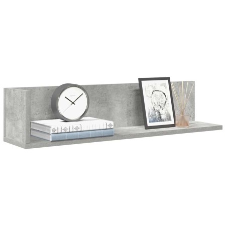 Estantes de pared 2 uds madera gris hormigón 75x16,5x16,5 cm by , Shelves and shelves - Ref: Foro24-860034, Price: 34,90 €, D...