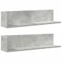 Estantes de pared 2 uds madera gris hormigón 75x16,5x16,5 cm de , Estantes y estanterías - Ref: Foro24-860034, Precio: 32,95 ...