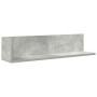 Estantes de pared 2 uds madera gris hormigón 75x16,5x16,5 cm by , Shelves and shelves - Ref: Foro24-860034, Price: 34,90 €, D...