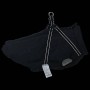 Abrigo para perro con arnés impermeable reflectante L52 negro von , Kleidung für Hunde - Ref: Foro24-4019647, Preis: 29,27 €,...