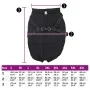 Abrigo para perro con arnés impermeable reflectante L52 negro von , Kleidung für Hunde - Ref: Foro24-4019647, Preis: 28,64 €,...