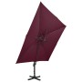 Ampelschirm mit Doppeldach bordeauxrot 300x300 cm von vidaXL, Sonnenschirme - Ref: Foro24-312380, Preis: 248,20 €, Rabatt: %