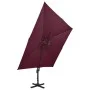 Cantilever parasol with double roof burgundy red 300x300 cm by vidaXL, Umbrellas - Ref: Foro24-312380, Price: 191,72 €, Disco...