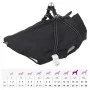 Abrigo para perro con arnés impermeable reflectante L52 negro von , Kleidung für Hunde - Ref: Foro24-4019647, Preis: 28,64 €,...