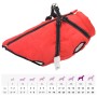 Abrigo para perro con arnés impermeable reflectante L52 rojo by , Clothes for dogs - Ref: Foro24-4019890, Price: 23,11 €, Dis...