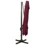Ampelschirm mit Doppeldach bordeauxrot 300x300 cm von vidaXL, Sonnenschirme - Ref: Foro24-312380, Preis: 248,20 €, Rabatt: %