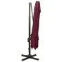 Cantilever parasol with double roof burgundy red 300x300 cm by vidaXL, Umbrellas - Ref: Foro24-312380, Price: 191,72 €, Disco...