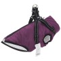 Abrigo para perro con arnés impermeable reflectante L32 morado by , Clothes for dogs - Ref: Foro24-4019903, Price: 19,78 €, D...