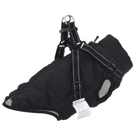 Abrigo para perro con arnés impermeable reflectante L28 negro de , Ropa para perros - Ref: Foro24-4019908, Precio: 19,38 €, D...