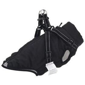 Abrigo para perro con arnés impermeable reflectante L28 negro von , Kleidung für Hunde - Ref: Foro24-4019908, Preis: 19,78 €,...