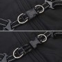 Abrigo para perro con arnés impermeable reflectante L28 negro by , Clothes for dogs - Ref: Foro24-4019908, Price: 19,78 €, Di...