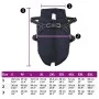 Abrigo perro con arnés impermeable reflectante L32 azul marino by , Clothes for dogs - Ref: Foro24-4019915, Price: 19,21 €, D...