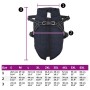 Abrigo perro con arnés impermeable reflectante L32 azul marino von , Kleidung für Hunde - Ref: Foro24-4019915, Preis: 19,60 €...