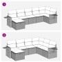Set de sofás de jardín 7 pzas con cojines ratán sintético negro von , Gartensets - Ref: Foro24-3325501, Preis: 488,19 €, Raba...