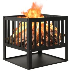 Steel brazier 40x40x40 cm by vidaXL, Chimneys - Ref: Foro24-315088, Price: 50,46 €, Discount: %