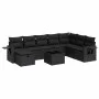 Set de sofás de jardín con cojines 9 pzas ratán sintético negro by , Garden sets - Ref: Foro24-3325541, Price: 577,45 €, Disc...