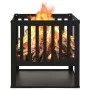 Steel brazier 40x40x40 cm by vidaXL, Chimneys - Ref: Foro24-315088, Price: 51,72 €, Discount: %