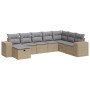 Set de sofás de jardín y cojines 8 piezas ratán sintético beige von , Gartensets - Ref: Foro24-3325735, Preis: 525,50 €, Raba...